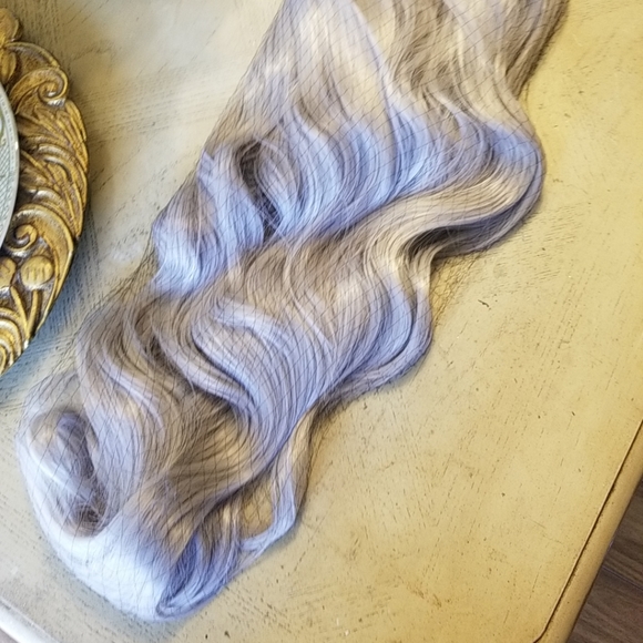 White Gray Beauty Lace Front Wig main image 15